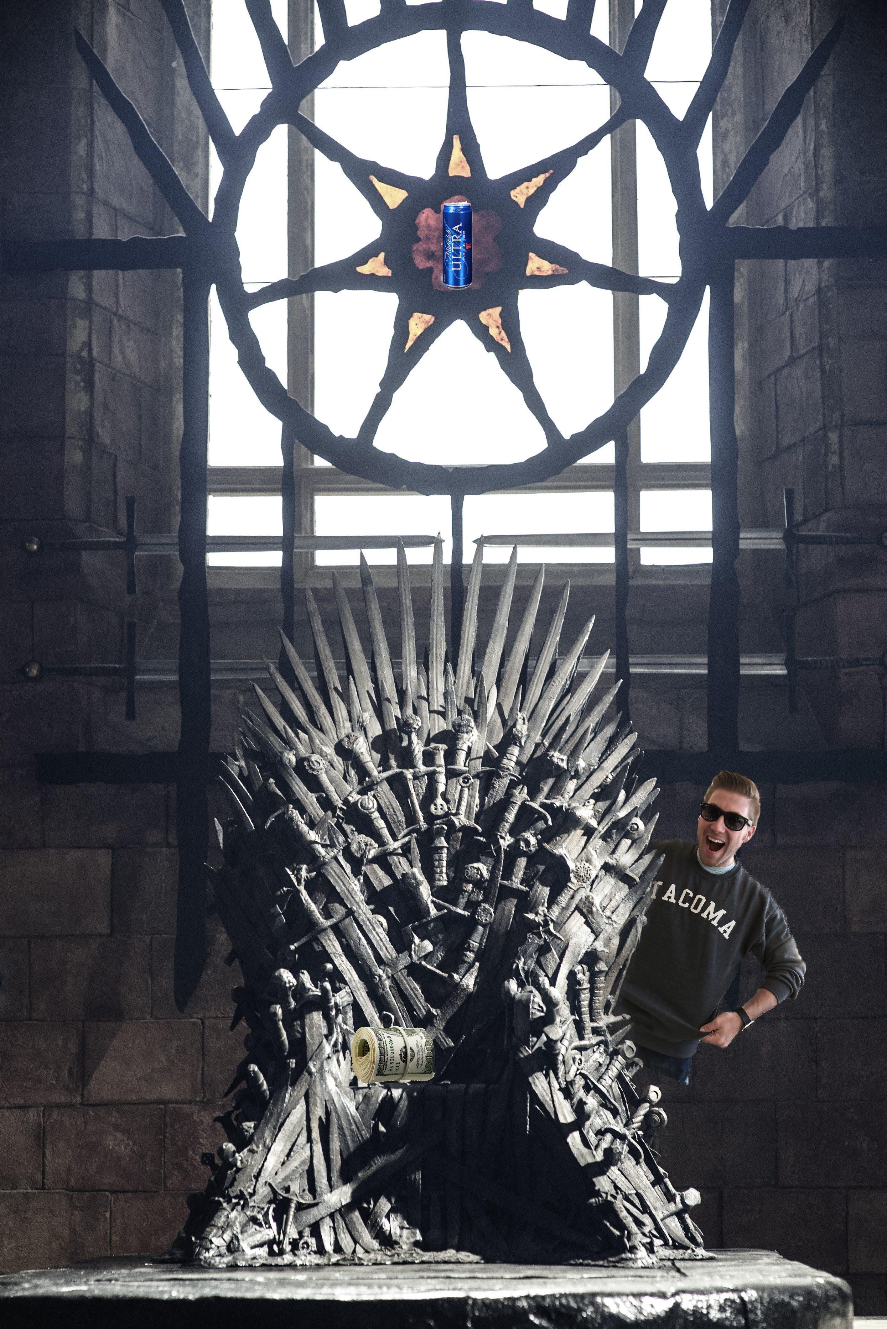 Miller on a throne of swords